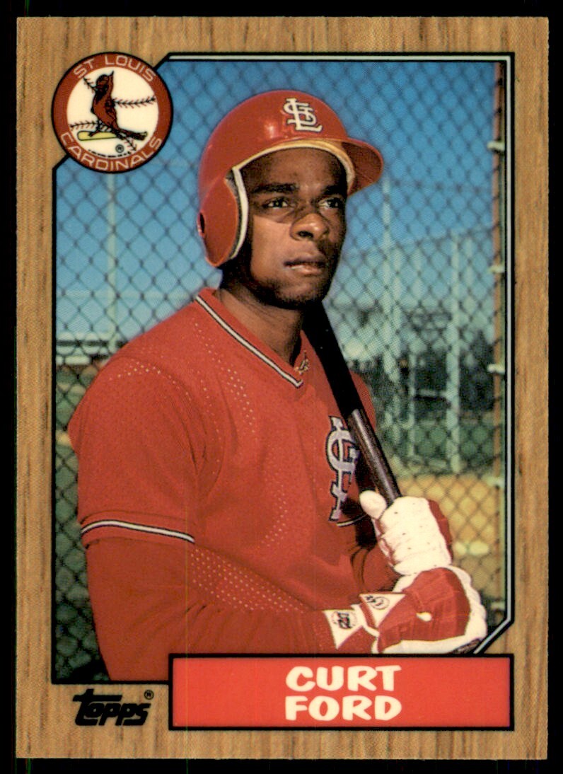 1987 Topps Tiffany Curt Ford St. Louis Cardinals #399