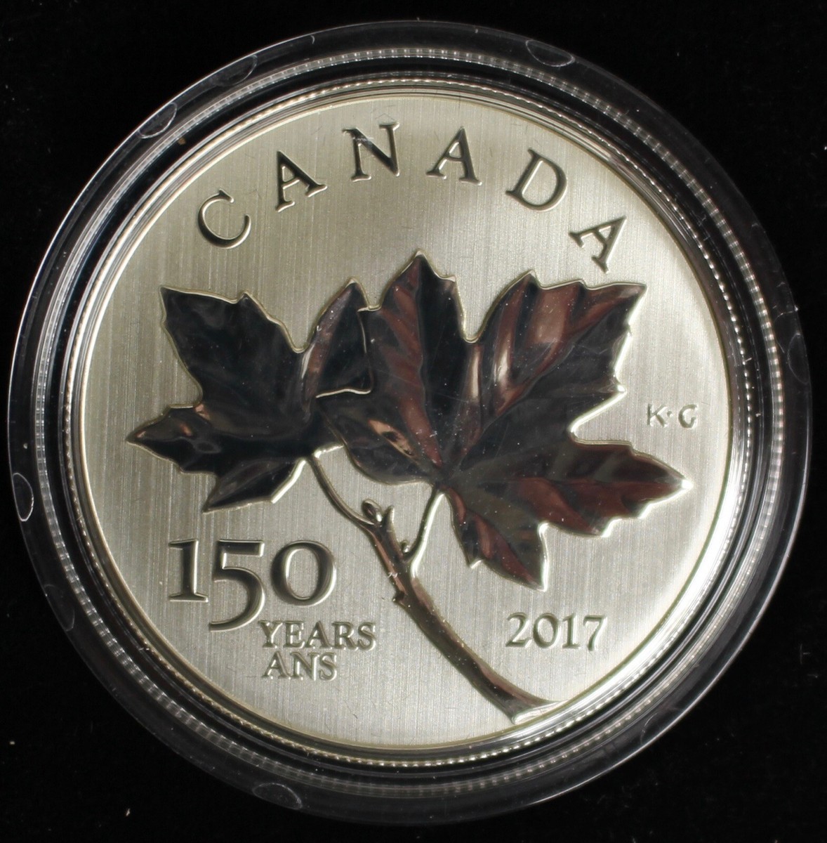 2017 CANADA $10 PURE SILVER 1/2 Oz. MAPLE LEAVES COIN - CANADA'S