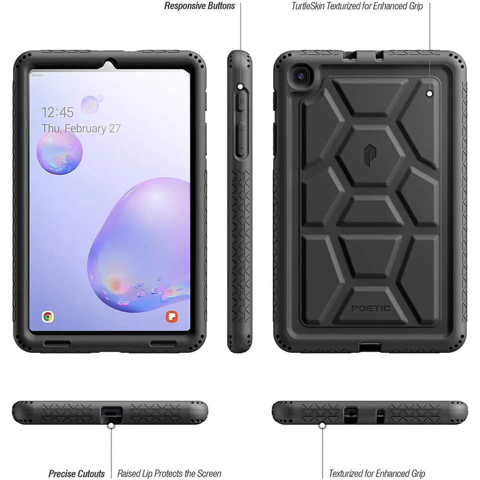 Heavy Duty Case For Galaxy Tab A9 A8 10.5 A7 A7 Lite Tablet Silicone Soft Cover - Image 3 of 4