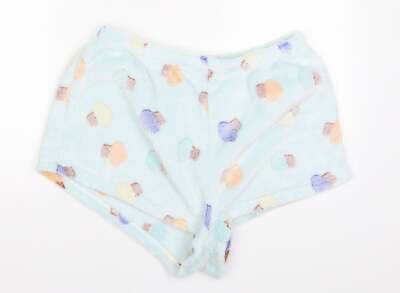 Damen blau Baumwollmischung Mom Shorts Größe 2XL Reg Cupcake