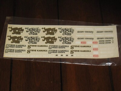 Fred Cady NHRA AHRA Steve Kanuika Jungle Jim Chevy SS/A Waterslide Decals 1/24 2