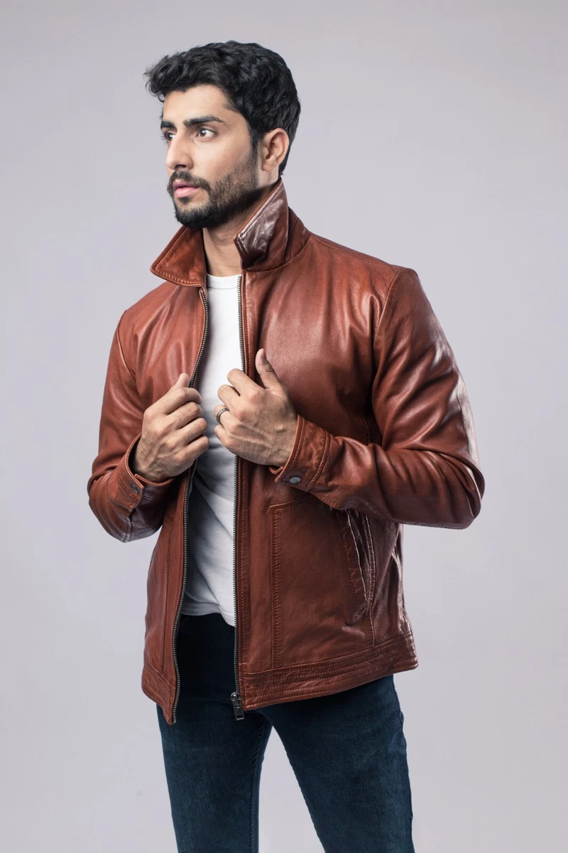 Mens designer cheap biker jacket