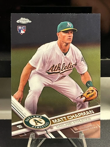 Matt Chapman 2017 Topps Chrome Athletics Giants ROOKIE #HMT53