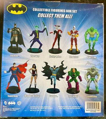 DC JUSTICE LEAGUE Exclusive 5-Pack Collectible Figurines Box Set