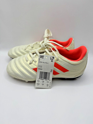 Adidas COPA 19.3 FG J D98082 Soccer Cleats White Orange Youth Size 13.5Y