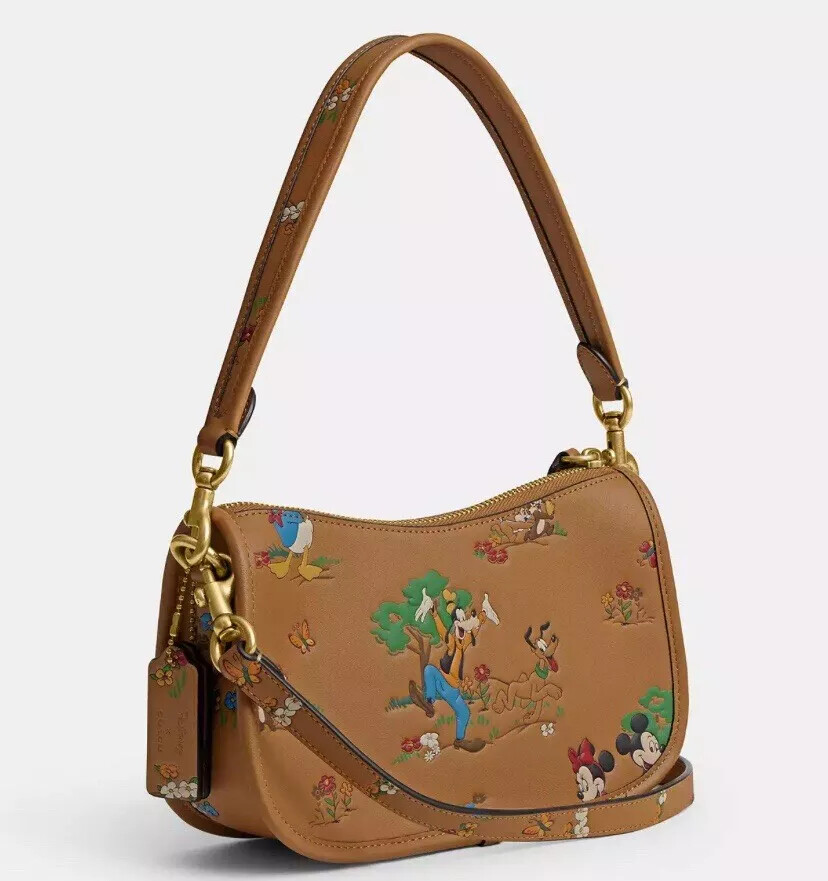 Disney x COACH Swinger Bag Mickey & Friends Grabtan Leather