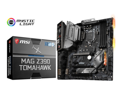 MAG Z390 TOMAHAWK Motherboard MSI LGA 1151 for 9th/8th Intel ATX M.2 USB 3.1 ddr