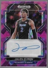 2022 Panini Prizm Draft Picks Basketball Purple Ice Jalen Duren #DP-JDU