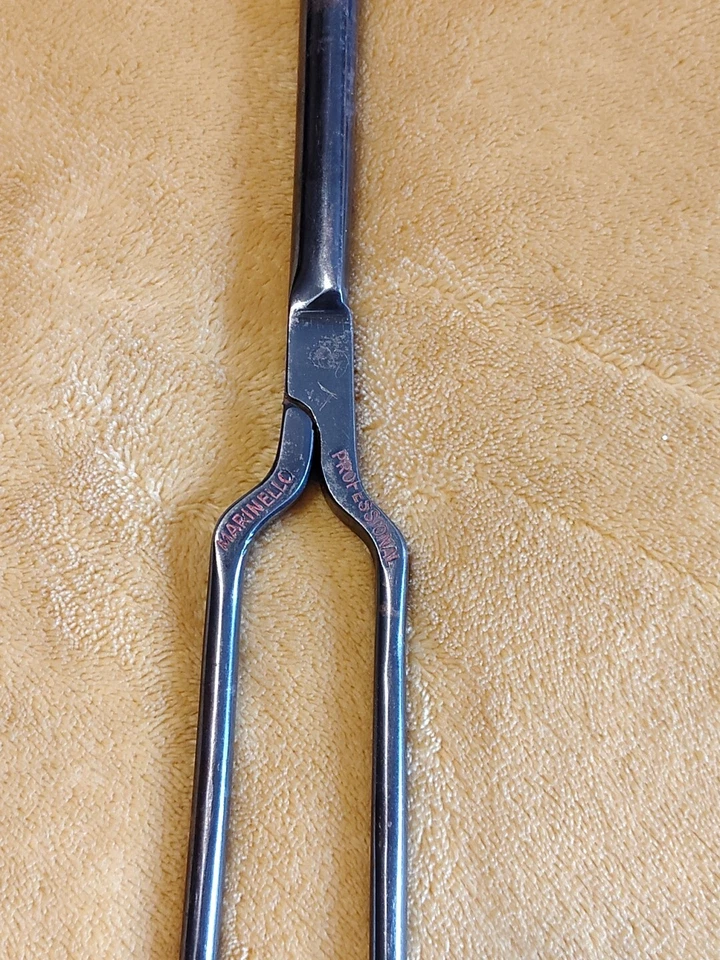 Marinello Professional Premier Acier Germany Curling Iron 11" Antique Primitive - Image 4 of 4