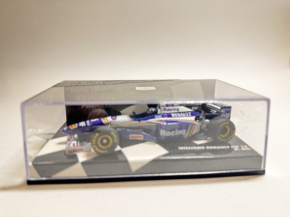 1/43 ウイリアムズ FW189 J.ヴィルヌーブ 1st Win Minichamps F1 1:43 D Hill Williams Renault FW18 World