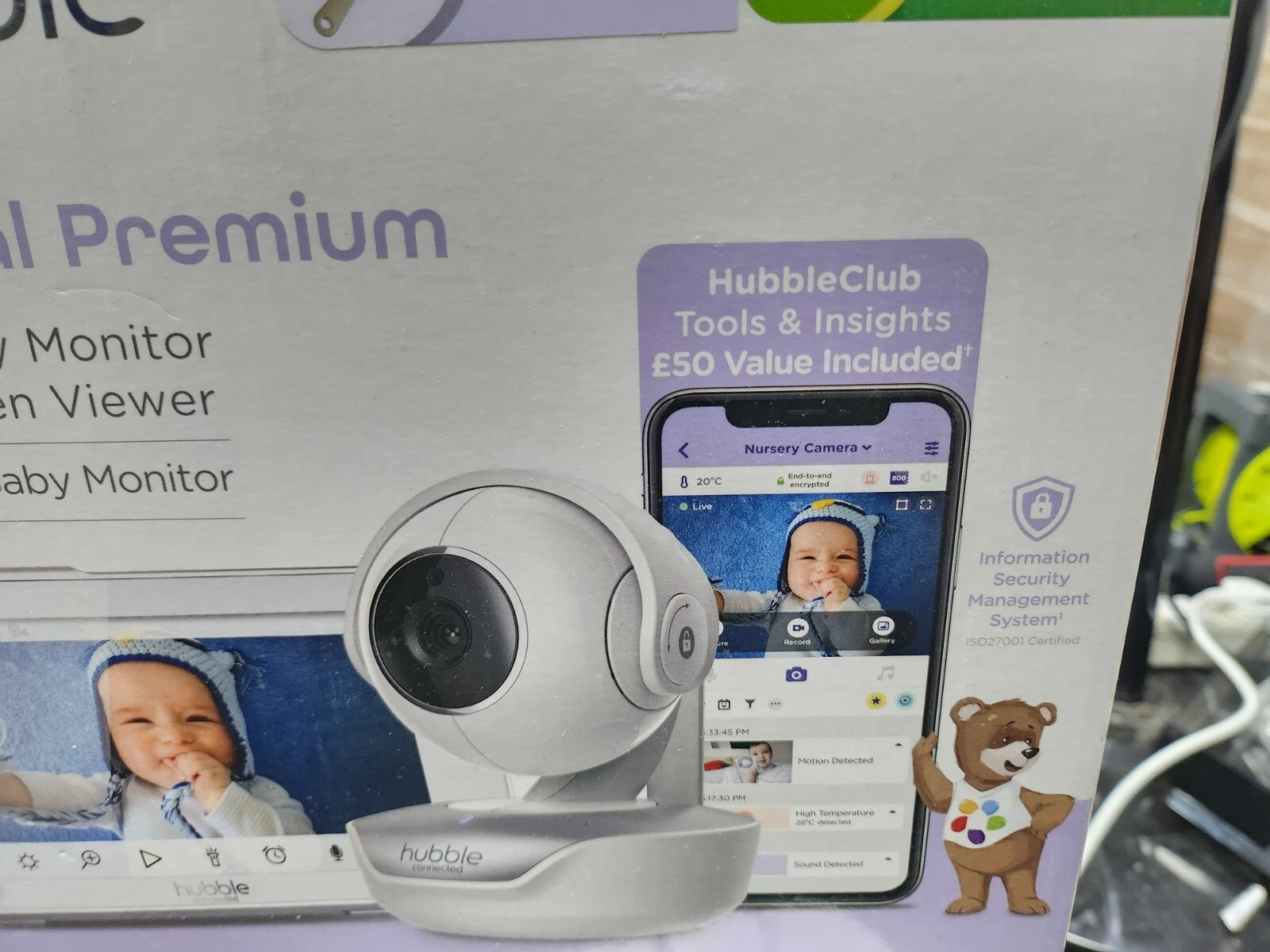 Hubble Connected Nursery Pal Premium Smart Video Baby Monitor with 5" Inch Touch