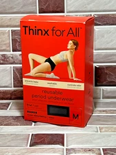 Thinx for All - Reusable Period Underwear Black Brief Super Absorbency Size M