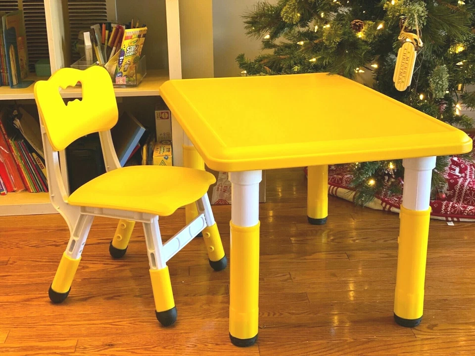 Juego de mesa y silla ajustable infantil_para niños 1,5-10 años Foto 2 de 4