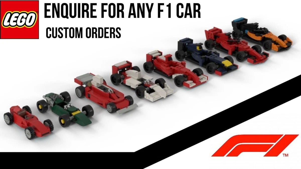 Lego Custom F1 Car Designing Process - Any Car, Made, Built And