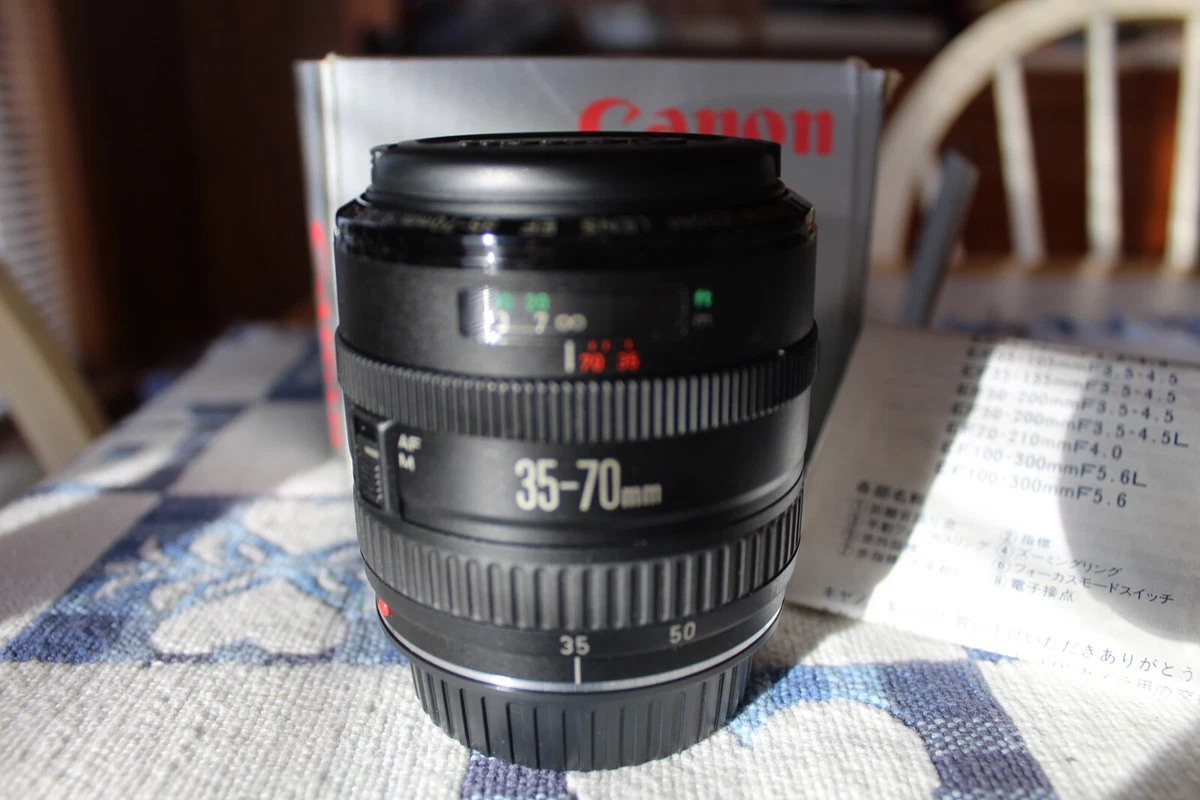 Canon ZOOM EF 35-70mm f 3.5-4.5 WITH CAPS IN BOX W/ PACKING