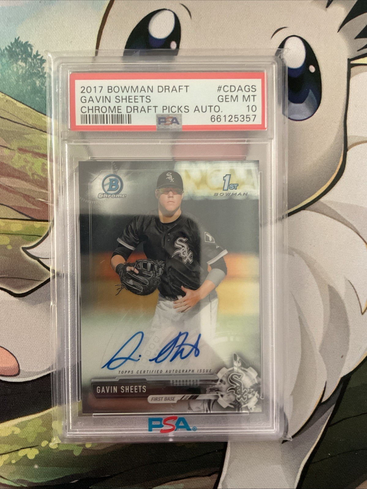 2017 Bowman Draft - Chrome Draft Pick Autographs Gavin Sheets #CDA-GS (AU, RC)