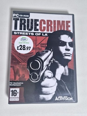 Vintage True Crime: Streets of LA (PC CD-ROM, 2004) komplettes 4-Disc Set & Handbuch