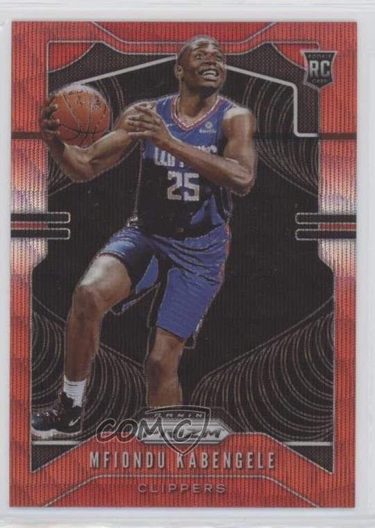 2019-20 Panini Prizm Rookie Ruby Wave Prizm Mfiondu Kabengele #271 fm0