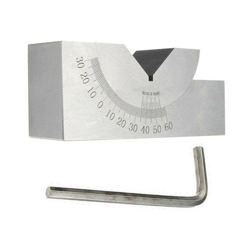 Steel Adjustable Angle Gauge Tool for Precision Milling Setup 60 Degrees - Picture 5 of 12