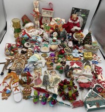 Huge 60 pc Lot Christmas Decoration ornaments, Santa, Instant Collection CL1