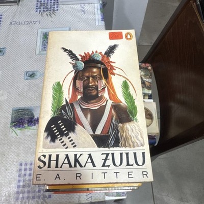 VINTAGE BOOK SHAKA ZULU AFRICA RITTER RETRO NOVEL