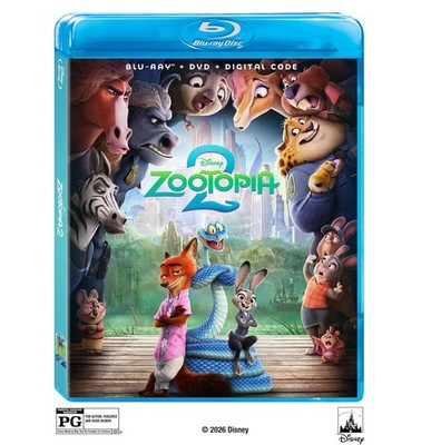 Zootopia 2 (Blu-ray + Digital) NEW