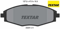 Textar 2324102 Bremsbelagsatz FüR Scheibenbremse Bremsbelagsatz