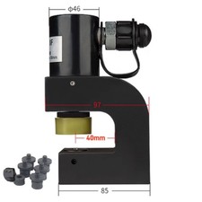 Portable Hydraulic Angle Iron Punching Machine Hole Opener Puncher With 7 Molds