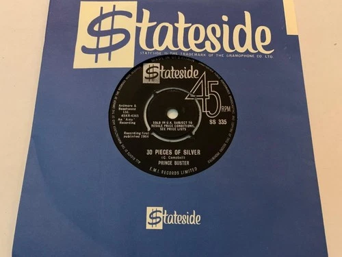 PRINCE BUSTER 30 Pieces Of Silver / Everybody SKA 1964 Stateside SS335 VG+