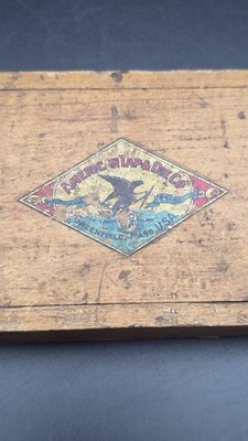 Vintage AM T&D Co Tap and Die Set w/ original wood box