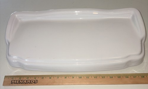 White Toilet Tank Lid Replacement 20”x9” Possibly American Standard Porcelain