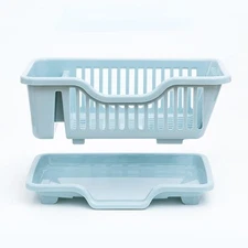 Dish Rack and Drainaboard Set Sink Dish Drainer Dish Strainers Organizer Rack