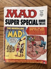 Vintage Mad Magazine Super Special No. 12 Alfred E. Neuman 1974 Ec Comic