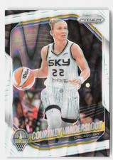2025 Panini Prizm WNBA #124 Courtney Vandersloot White Seismic Prizms