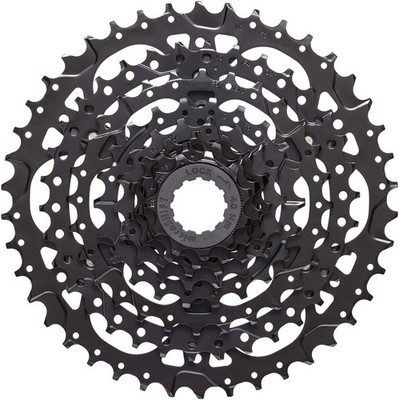 microSHIFT H07 7-Speed Cassette 12-40t, Steel Heat-Treated, Black Finish, HG