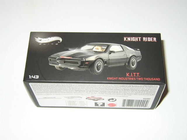 Mattel Elite K2000 K.I.T.T. Knight Rider réplique de collection 1/43 en métal noir