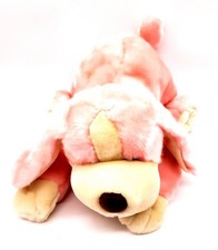 2000 Vintage Rare Toys R Us Animal Alley Pink Darby Dog Plush Stuffed Animal 16"