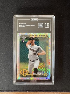 2024 Topps Chrome Update Paul Skenes X-Fractor RC #USC88 TAG 10 Gem Mint Pirates