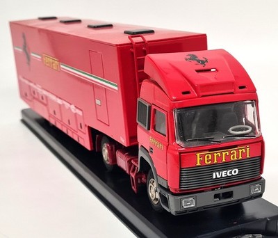 Old Cars Eligor 1/43 Iveco Ferrari F1 Team Transporter Diecast Model Truck 