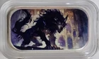 Hayleybug 2oz .999 Silver Colorized Haunted Hound Bar Mintage 16/35 in a Capsule