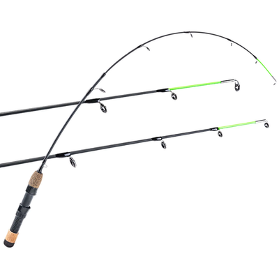 cork handle ice fishing pole Goture Two Tip High Visibility Spinning Rod with Hand  GOTURE pike and pout. Rod Building-Handle-Cork  ACE Custom
