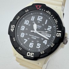 CASIO Quartz Watch MRW-200H Men 100m Black Wh...