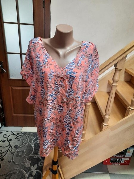 Women Monsoon Shirt Pink 44 / XXL #NK4X