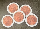 2025 Indian Head Penny Stickers - Beautiful Uncirculated Copper Penny