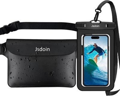 Ivoler Waterproof Pouch Bag + Phone Case, Waterproof Case Dry Bag for Beach,Swim - Image 1 of 4