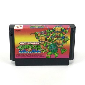 TEENAGE MUTANT NINJA TURTLES 2 Nintendo Famicom Japan Import F/S Tested