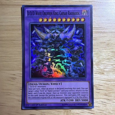 Yugioh D/D/D Wave Oblivion King Caesar Ragnarok DOCS-EN044 Super Rare 1st Ed NM