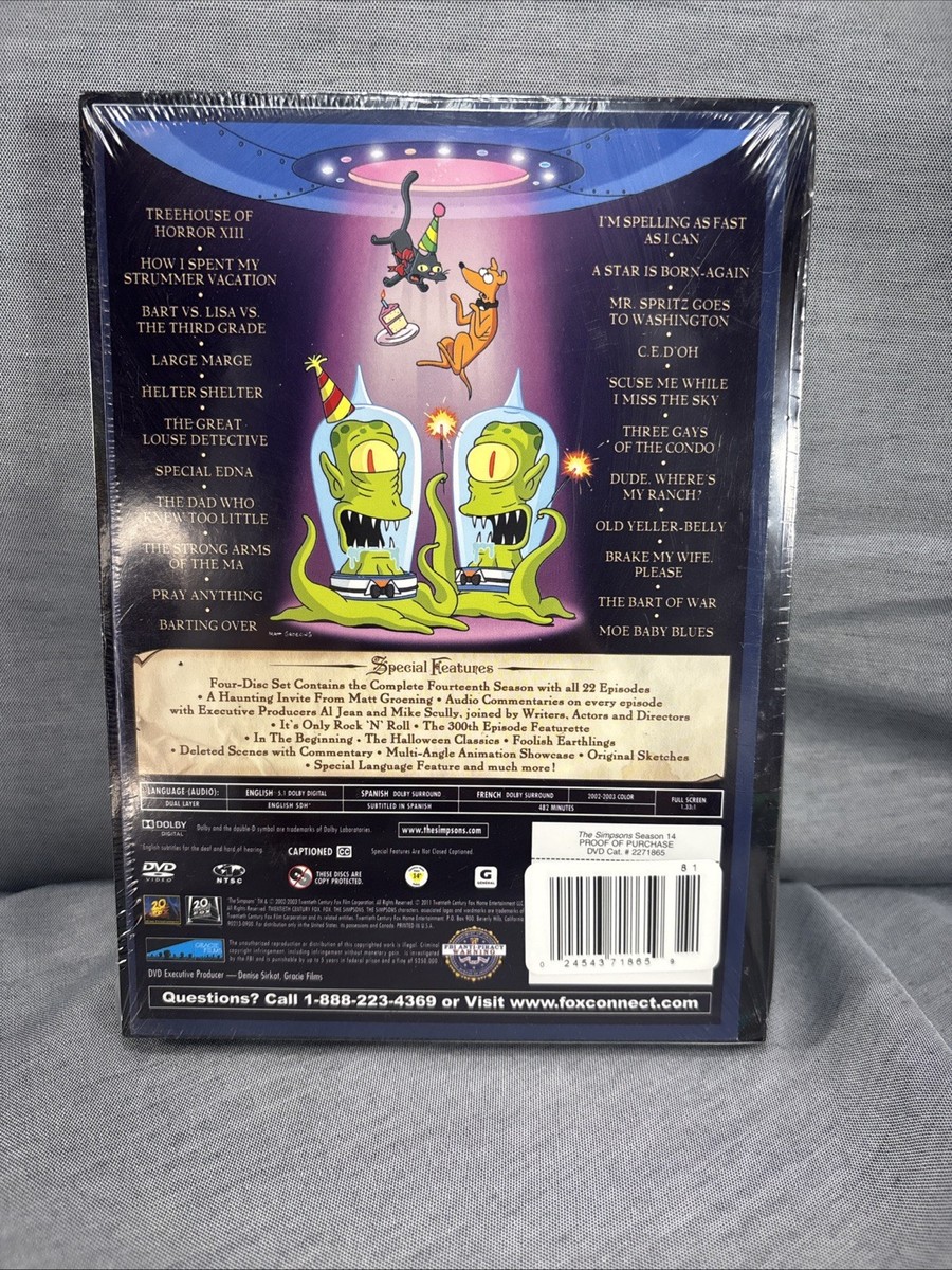 その他 Simpsons: Season 14 [DVD] [Import] g6bh9ry The Simpsons: The Fourteenth Season (DVD, 2011, 4-Disc Set