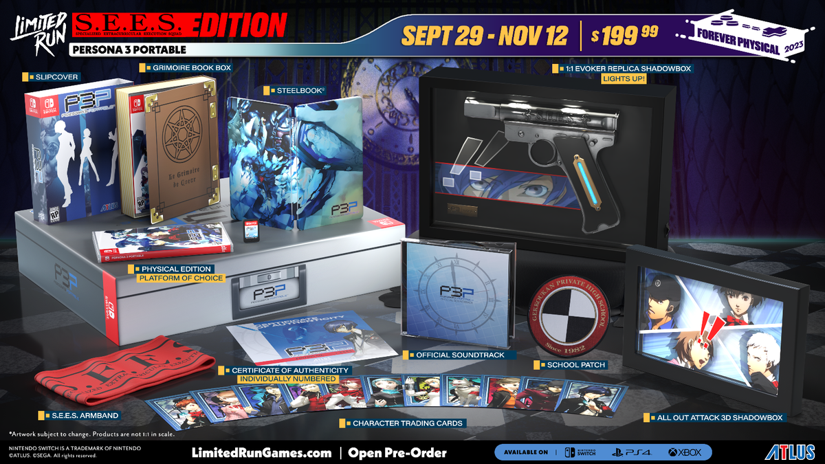 Persona 3 Portable S.E.E.S. Edition (Limited Run Games #213