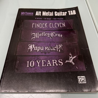 MyTunes Alt Metal Guitar TAB Songbook Sheet Music Motley Crue Etc 4x4 16 Songs